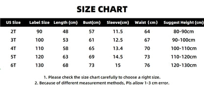 Baby Girls' Dress Summer Short Sleeved Cotton Clothes for Children Aged 2-6 Years Cute Casual Outfit