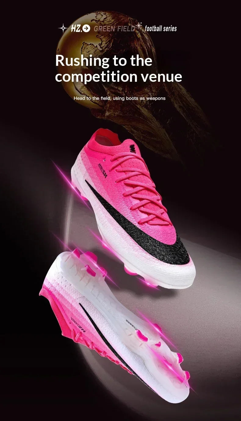 New Men Football Boots Futsal Cleats Unisex Soccer Shoes Hot Sale High-quality Professional Women Ultralight TF/FG Sneakers