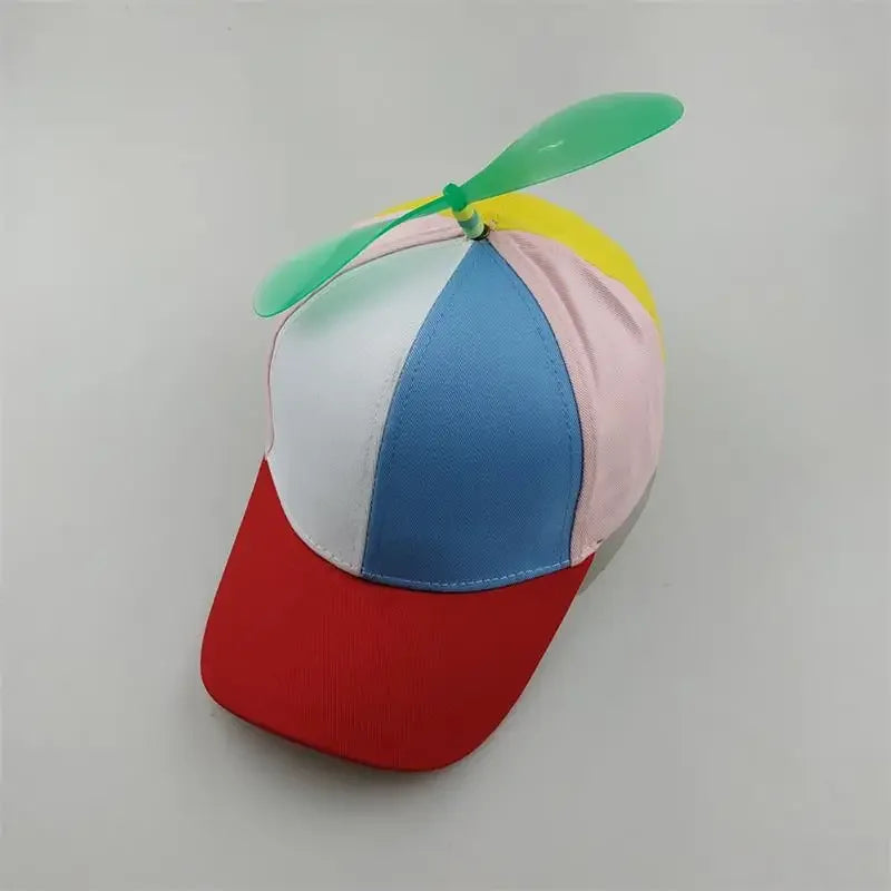 Hat Helicopter Propeller Adventure Dad Hat Rainbow Bamboo Dragonfly Baseball Cap For Adult Kids Boys Girls