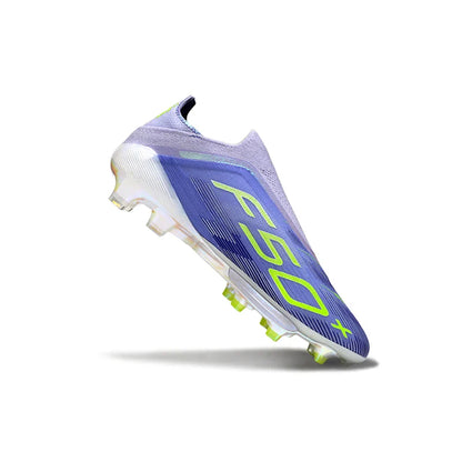 Without-lace Mens Soccer Shoes Football Shoes F50+ TF/FG Football Field Boots Comfortable Non-Slip Training Soccer Sneakers