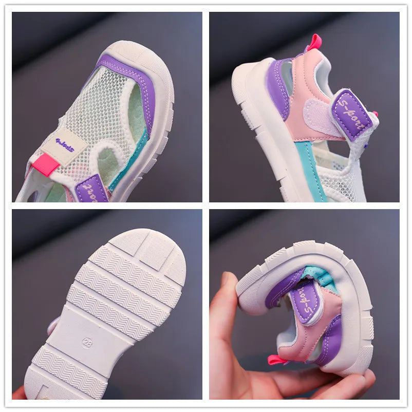 Unisex Children’s Sports Sandals 2026 New Summer Kids Barefoot Beach Shoes Non-slip Comfort Versatile Chic Outdoor Hiking Shoes