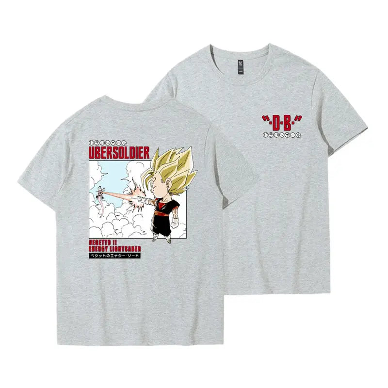 Tide Brand Joint T-shirt Wukong Frisa Animation Peripheral Clothes Ins Men's America Short-sleeved T-shirt