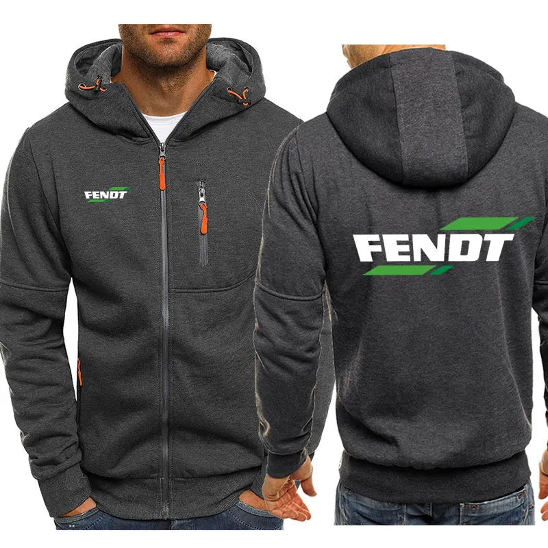 New Spring Autumn Fendt Hoodied Men's Fashion Long Sleeve Zipper Cotton Hip-Hop Harajuku Hoody Casual Jacket hoodies coat XXXL