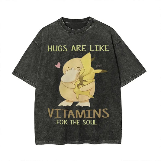 Psyduck Graphic T Shirt Man Women Anime Short Sleeve Tee Summer 2026 Streetwear Casual Tops Y2k
