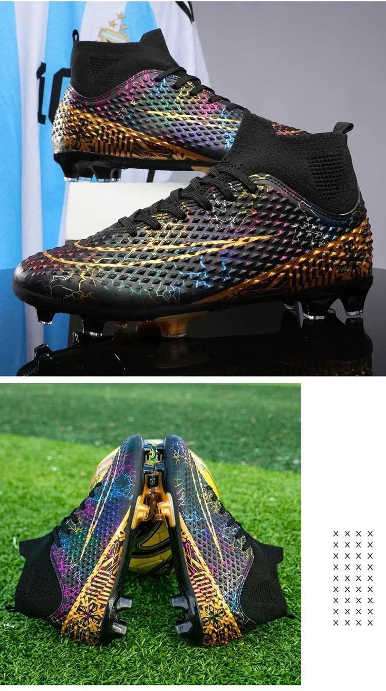 Refreshing Breathable Feet Children's Non-slip Fashion Casual Sports Shoe Youth Soccer Shoes Indoor Outdoor Grass Training Shoes