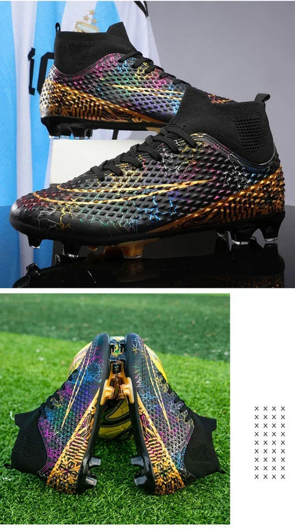 Refreshing Breathable Feet Children's Non-slip Fashion Casual Sports Shoe Youth Soccer Shoes Indoor Outdoor Grass Training Shoes