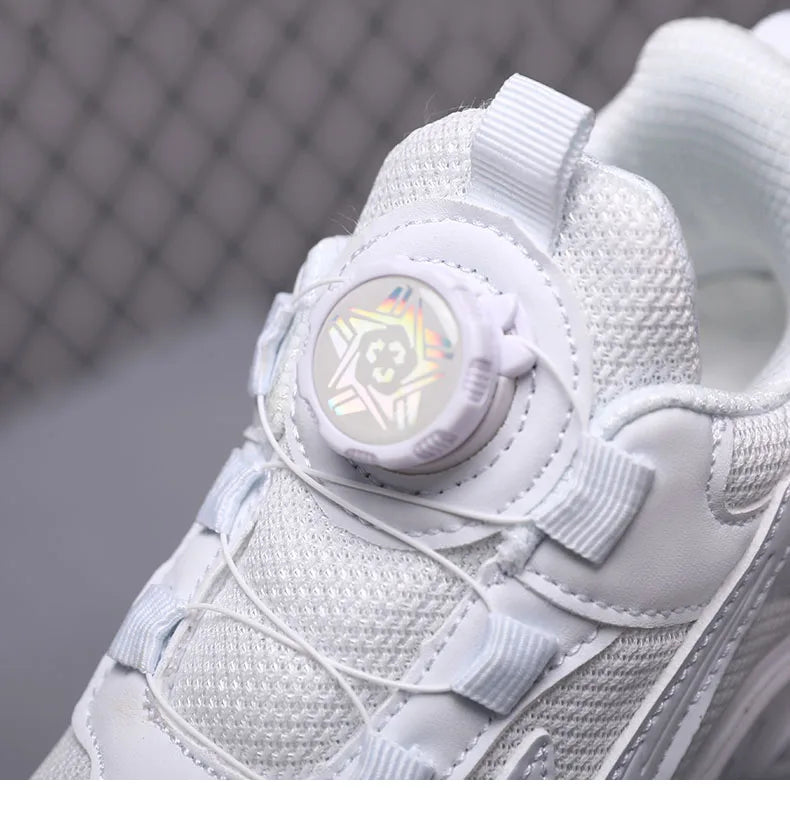 Children's Basketball  Sports Shoes Breathable Student White School Walking Shoes Anti-skid Boys Girls Casual Running Sneakers