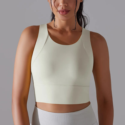 Nylon Sexy Women's Sports Bra Top Women Tight Elastic Gym Sport Yoga Bras Crop Top Yoga Clothes Stretch Women Sports Underwear