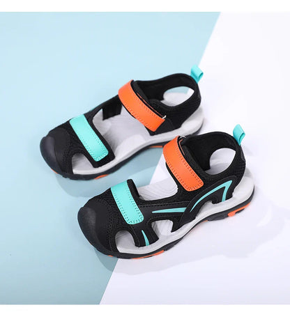 2025 Summer Boys Sandals Kids Shoes Fashion Flats Toddler Baby Girls Sandals Non-slip Casual Beach Children Outdoor Shoes