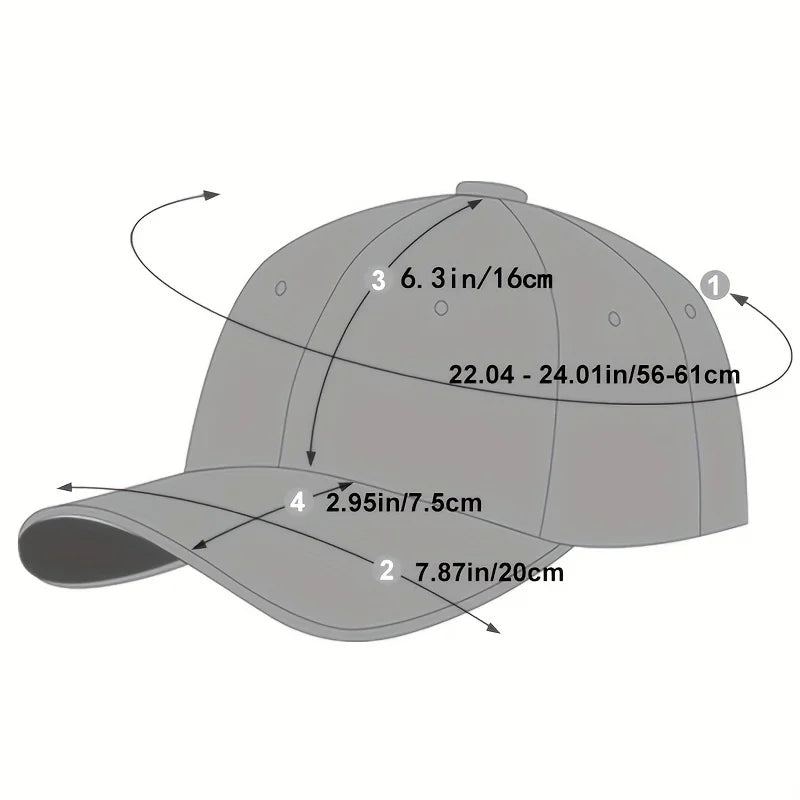 Unisex A- Letter Printing Baseball Net Caps Hip Hop Cap Spring and Summer Outdoor Adjustable Casual Hats Sunscreen Hat