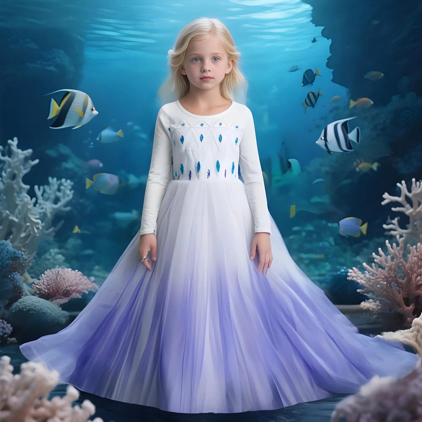 Cinderella Anna Elsa Costume Children Princess Dress for Girls Kids Cosplay Snow White Christmas Carnival Party Disguise Outfit