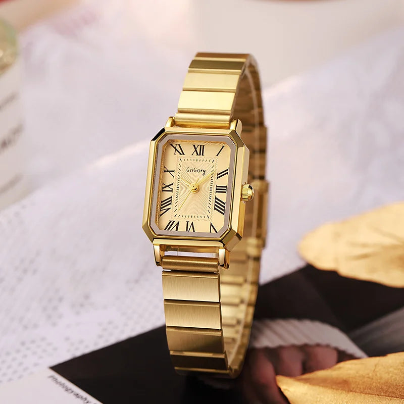 Luxury Women Quartz Watch Casual Fashion  Stainless Steel Strap Wristwatch Relojes Para Mujer Ladies Gifts