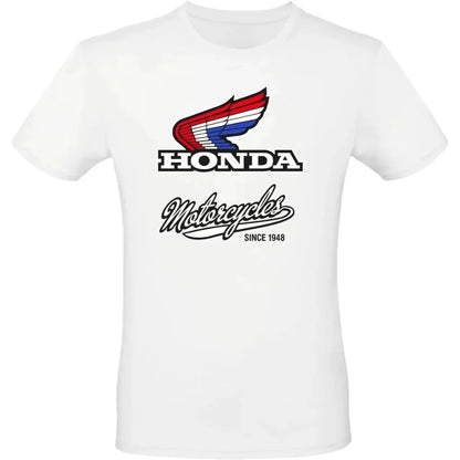 Motorcycles Vintage Racing T Shirt Biker Graphic Tee Since 1948 Cotton Casual Top