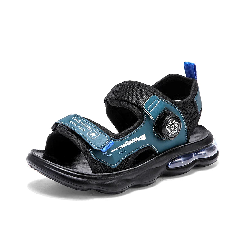 Summer New Air Cushion Sandals Children's Sports and Leisure Shoes Teenagers and Children Outdoor Water Beach Quick Drying Shoes
