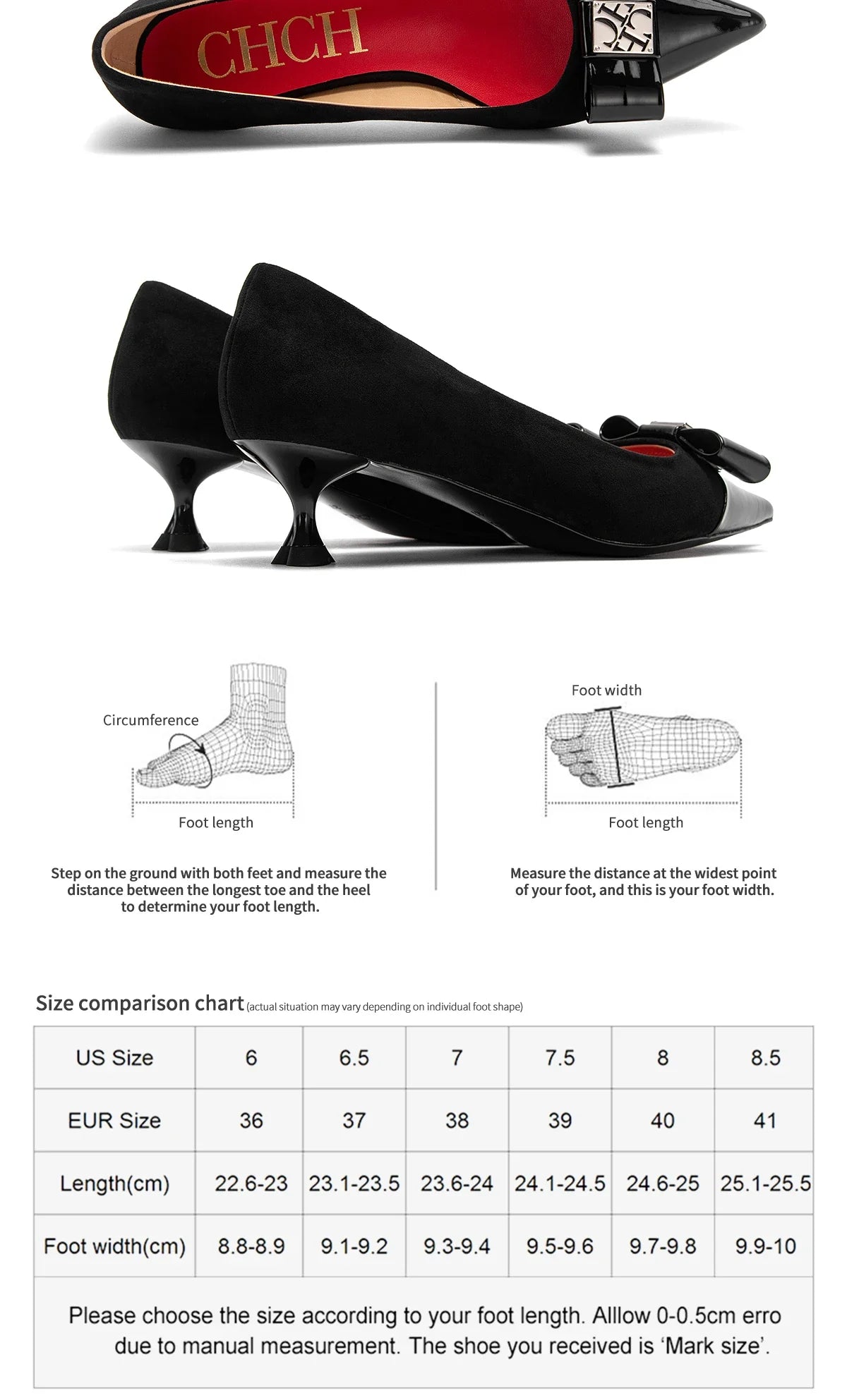High-Heeled Shoes Elegant Fashion Female Commuting Low Heeled Shoes British Style Patchwork Design Lady Pointed Shoes