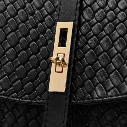 Luxury Women Leather Backpacks for Girls Sac A Dos Casual Daypack Black Vintage Backpack School Bags for Girls Mochila Rucksack