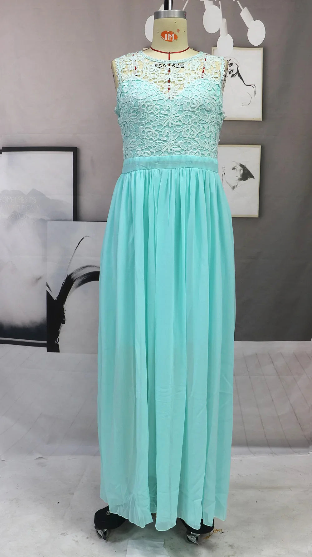 Classic Women Pink Bridesmaid Dresses Elegant Lace Chiffon A Line Illusion Back Maxi Formal Wedding Gust Gowns Formal Evening