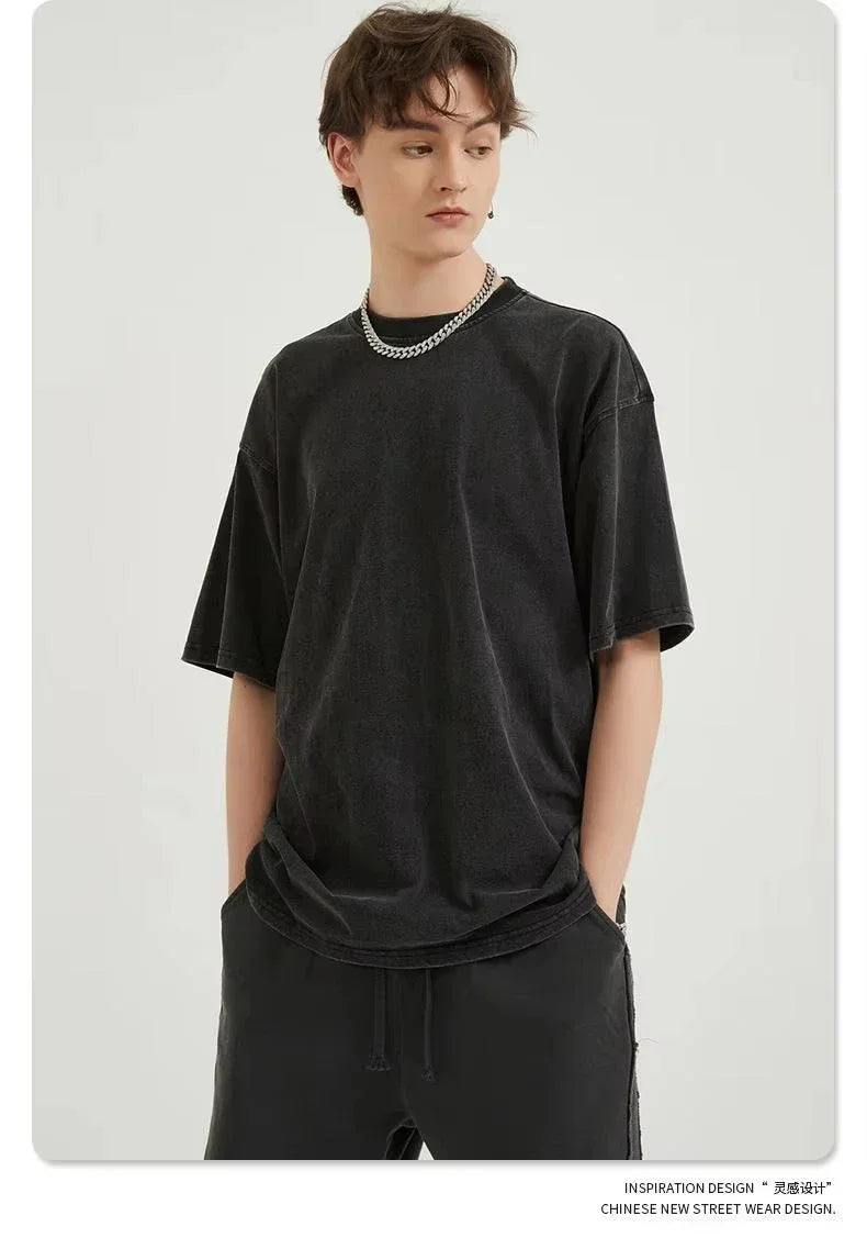 T-shirt Man Women Short Sleeve Tee Streetwear 2026 Oversized Anime Print Casual Tops Summer Y2k
