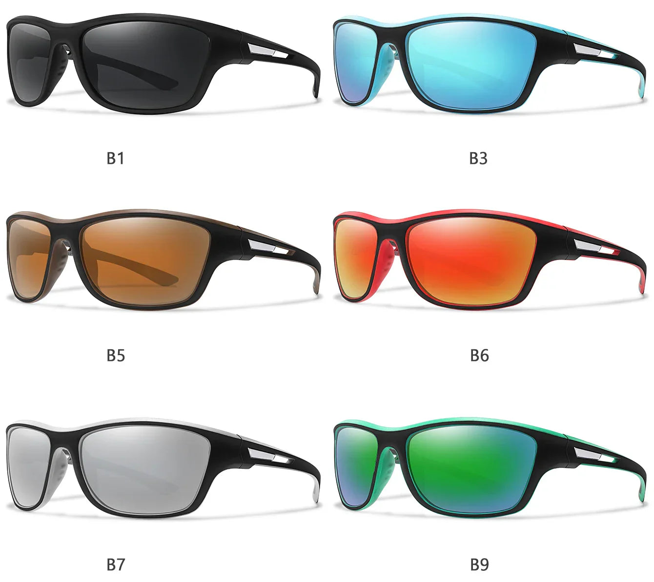 Polarized Fishing Sunglasses Female Male Outdoor Sports Driving Hiking Goggles Road Cycling Anti-glare UV400 Eyewear
