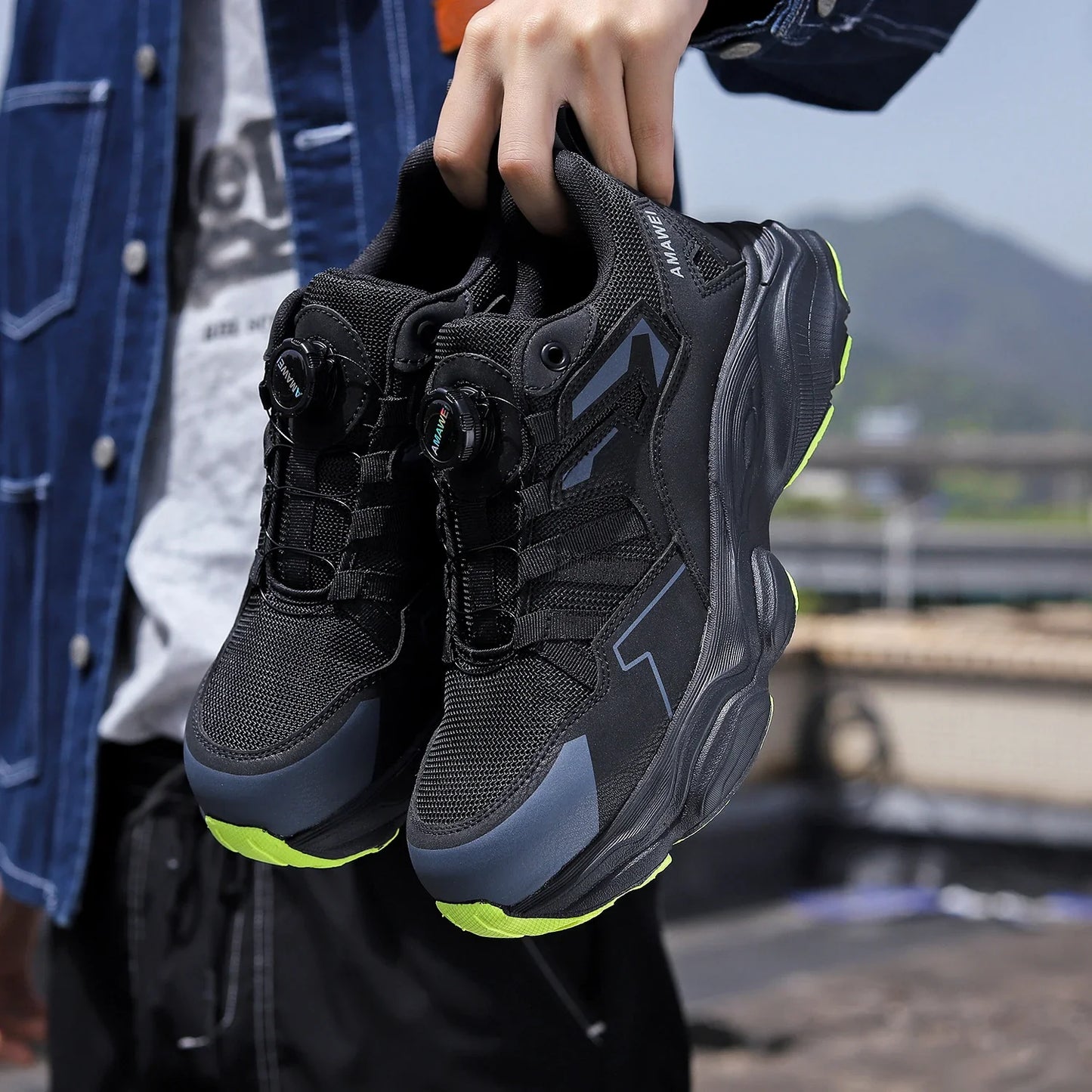 Steel Toe Safety Shoes Men, Anti-Puncture Anti-Smash Non Slip Industrial Work Boots, Lightweight CE New Work Safety Shoes