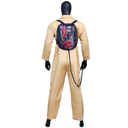 Ghostbusters Movie Kids Adults Cosplay Costume with Proton Pack Halloween Christmas Carnival Theme Party Clothes Fans Collection