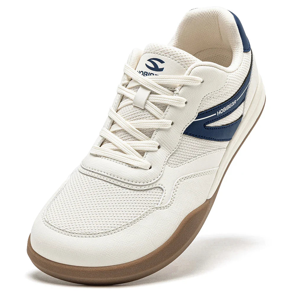 Men's Wide Width Shoes Barefoot Lace Up Sneakers Lightweight Flexible Casual Walking Shoes for Unisex