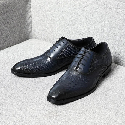 2026 Classic Luxury Designer Newest Men Dress Shoes Handmade Genuine Leather Lace-up Fashion Business Oxford Formal Suits Shoe