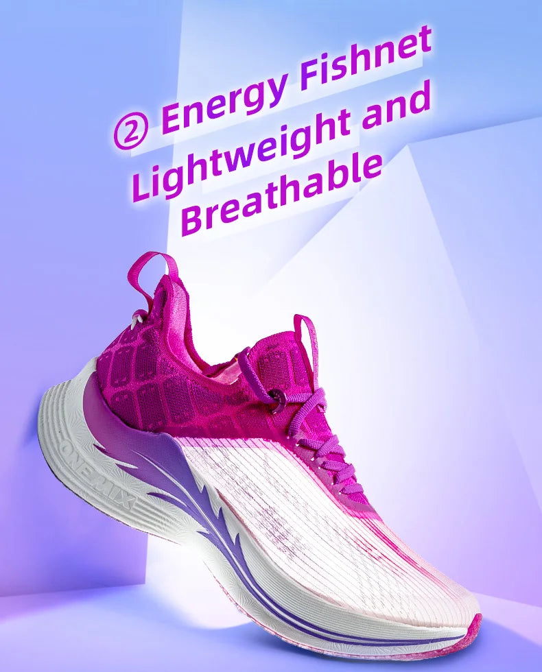 Carbon Plate Marathon Running Racing Shoes Professional Stable Support Shock-relief Ultra-light Rebound Sport Sneakers