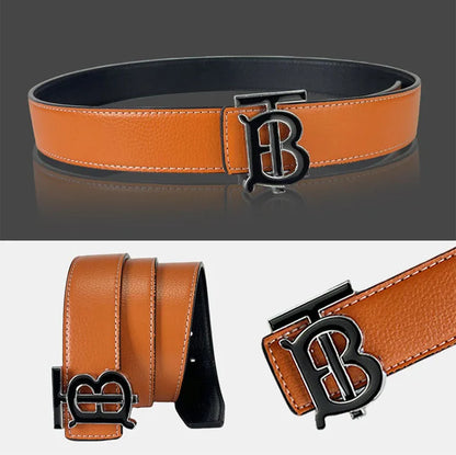 Men's Silver PU Leather Business Belt Cool Style Multi-Color for Jeans Dress Pants Office Wear