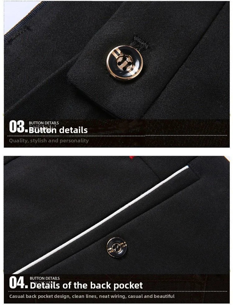 Slim Fit Mens Trousers 4-Way Stretch, Wrinkle Free Formal Office Pants, Breathable Thin Dress Pants for Business Travel Wedding