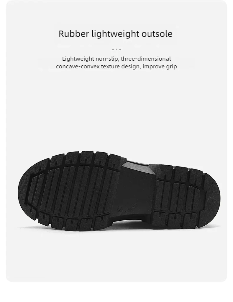 Men's leather shoes with soft soles fashion men's shoes comfortable business casual height increasing formal leather shoes men