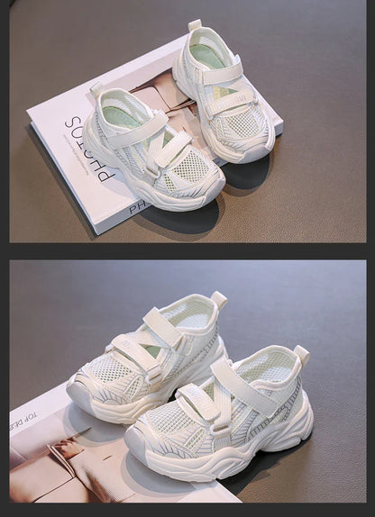2025 Fashion Children's Sandals for Girls and Boys Soft Soles Anti slip Mesh Breathable Kids Sports Running Shoes