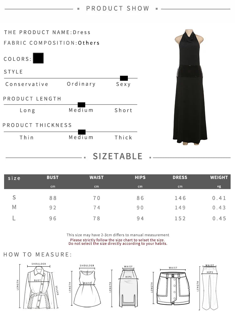 Backless Fashion Dresses Elegant Halter Patchwork Draped Maxi Bodycon Female Solid Simple Evening Party Frock New