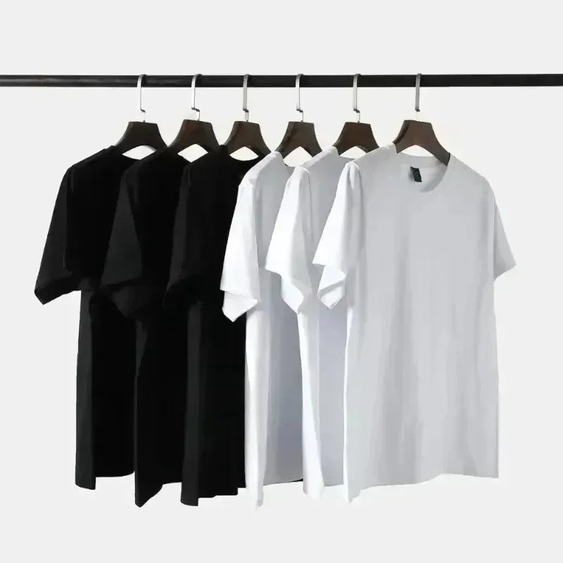 Fashion Tee Women Men T-shirt Y2K Loose Street Letter Print Short Sleeve Casual T-shirt 2025 Summer Retro Harajuku Top
