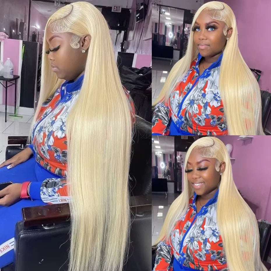 30 36 inch Hot Pink Transparent Lace Front Wig Human Hair 13x6 Lace Frontal Wigs For Women Long Straight Colored Human Hair Wigs