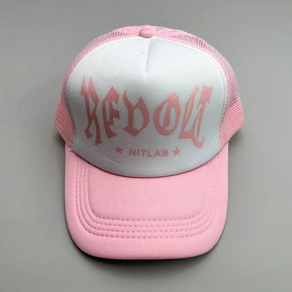 New Cool Street Hip Hop Letter Colorful Meshed Men Women Baseball Hats Cotton Summer Adjustable Breathable Snapback Sport Caps