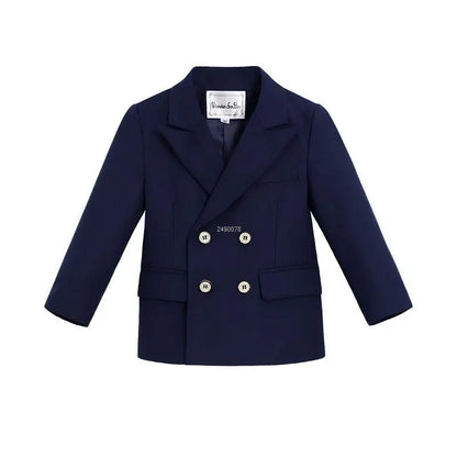Flower Boys Wedding Suit Children Photography Dress Kids Stage Performance Formal Blazer Suit Baby Birthday Ceremony Costume