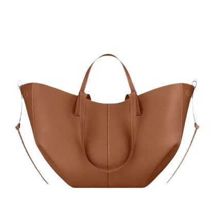 Nouveau sac fourre-tout en cuir de grande taille pour femmesNiche féminine sac à main ailes de grande capacité sac à bandoulière