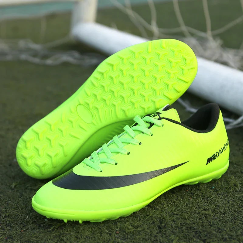 Stylish And Comfortable Adult Training Match Sports Football Shoes Outdoor Indoor Grass Sports Shoes For Youth Students 35-47#