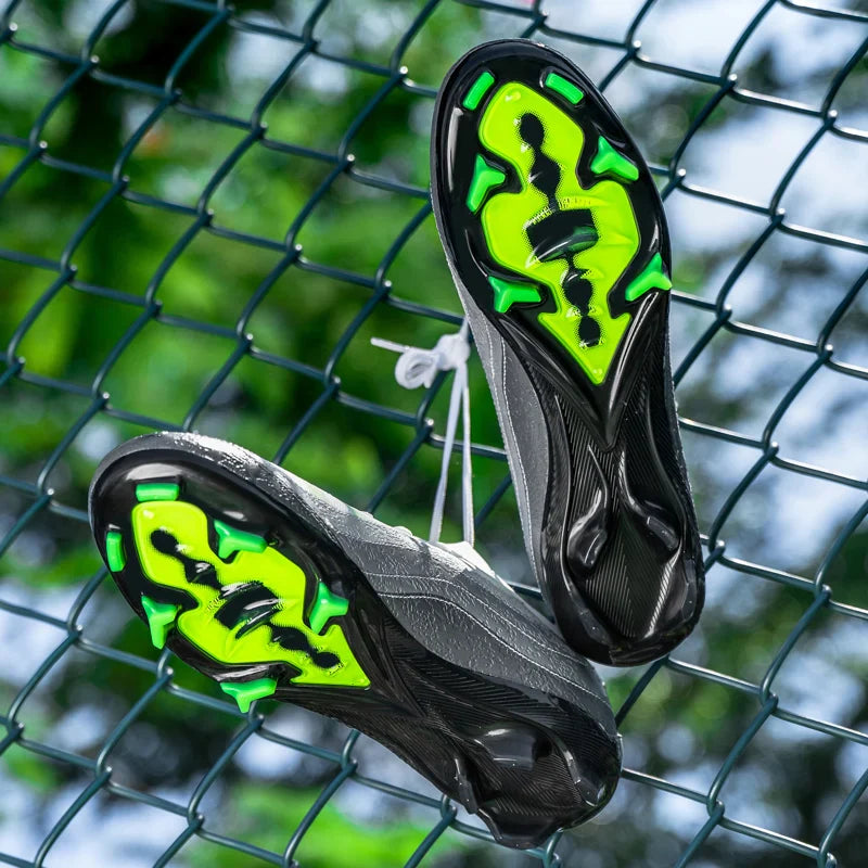 Men's Sports Football Shoes Fg/Ag Long Nail Adult Artificial Grassland Durable Training Specific Shoes High-Tops Non Slip Shoes