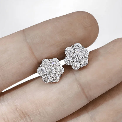 Flower GRA Certified Full 1.5/2.5/3mm D Color Moissanite Bracelet for Woman Men Silver 925 Diamond Hand Link Bracelets Gift