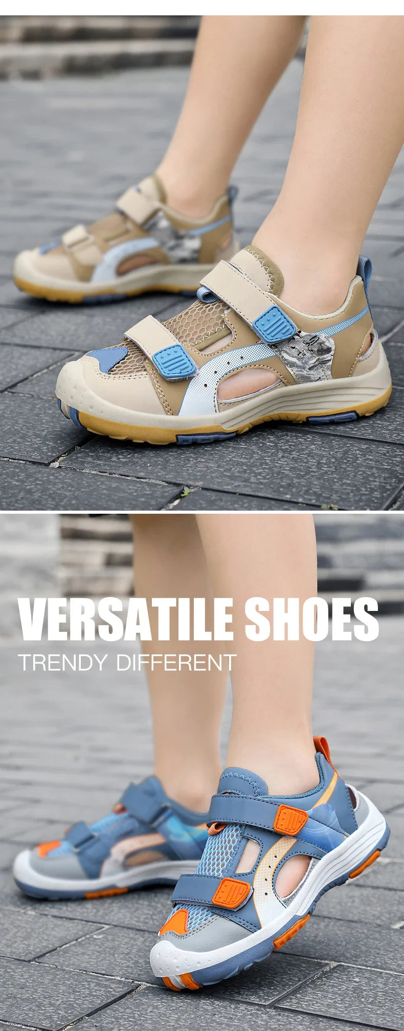 Boys Soft Sandals Fashion Children Shoes Solid Color Baby Sole Anti-slip Anti collision outdoor Girls Sandalias Flat Beach