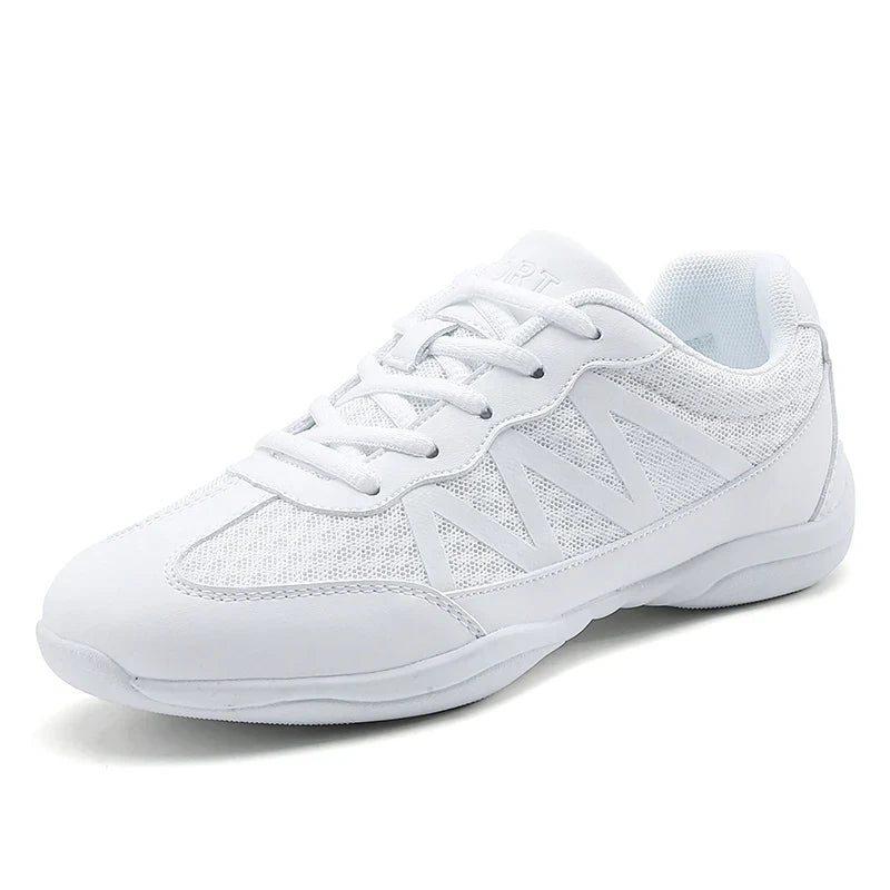 New cheerleading shoes Children's dance shoes Competitive aerobics shoes Fitness shoes Women's white jazz sports shoes 2105