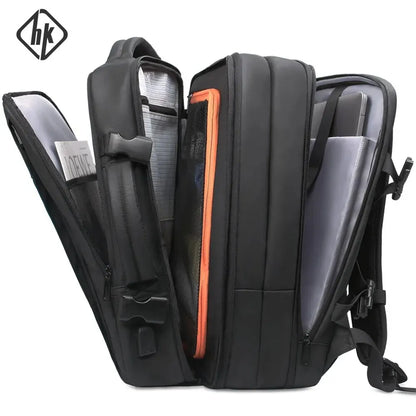 Business Backpack for Men Waterproof Anti-Theft 15.6” Laptop Backpack Casual Large Capacity Expandable Travel Bag Short Trip