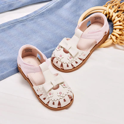 Baby Girls Sandals Summer Cute Baby Soft Leather Shoes Party Outdoor Children's Princess Crystal Shoes Cool DB2252060
