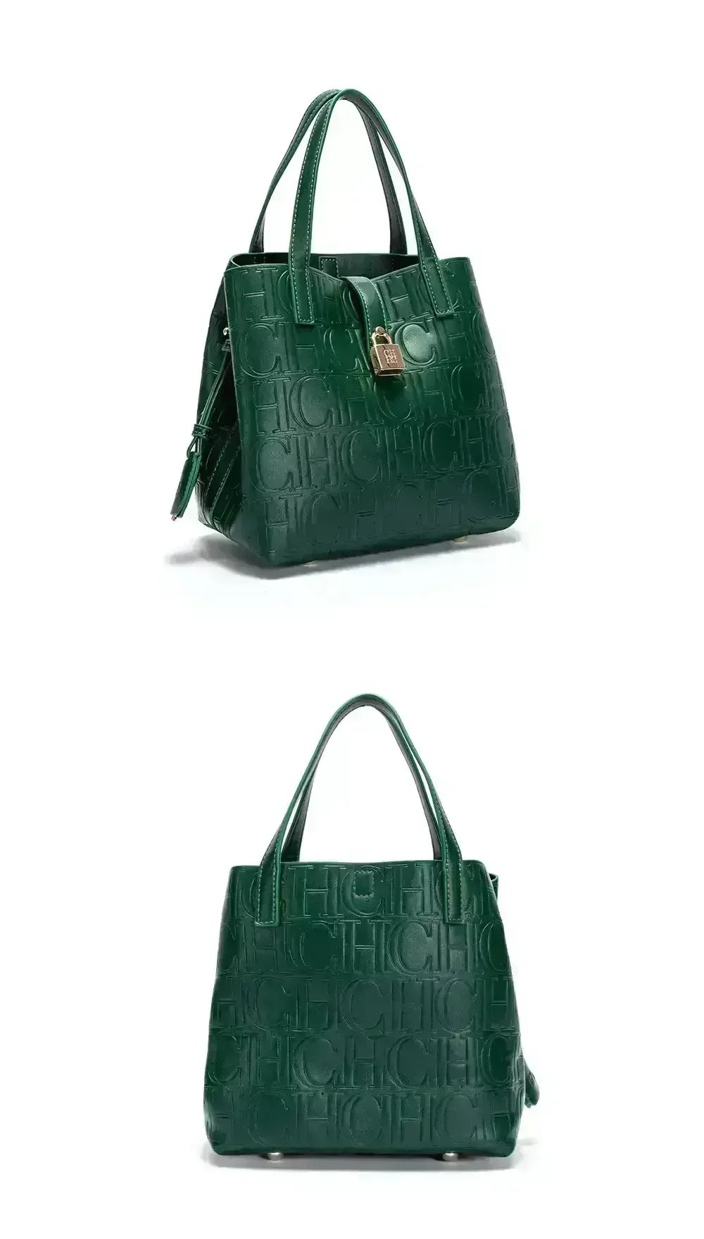 Large Capacity Handbag Luxury Brand Temperament Letter Print with Lock Design 2025 Trendy Women's Crossbody Bag