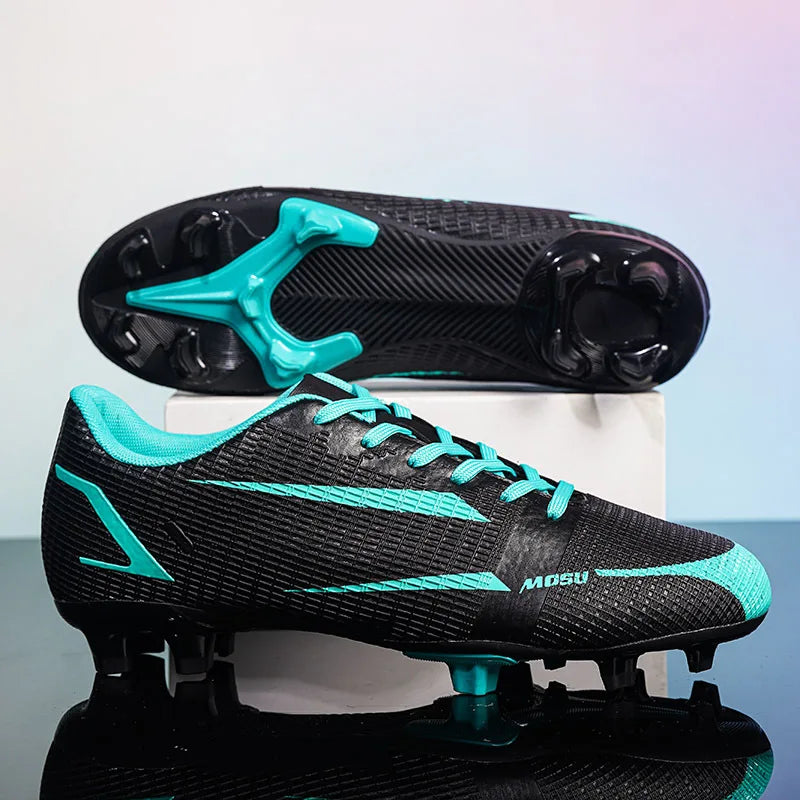 New Outdoor Men Soccer Shoes Adult Cleats Long Spikes Football Boots Training Sport Footwear Sneakers Non Slip Training Unisex