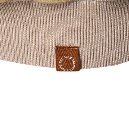 2025 Men's Breathable Striped Contrast Panel Polo Shirt - Lightweight Summer Casual Knit Top with Mesh Inserts