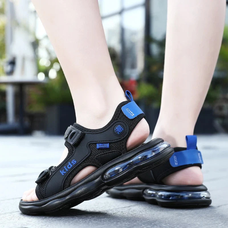 Summer Beach Sandals For Boys Outdoor Fashion Casual Shoes Anti-slippery Soft-soled Kid's Breathable Walking Sandials