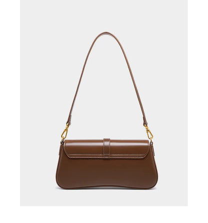 Women Genuine Leather Shoulder Bag Female Fashion Handbag Totes Small Underarm Bag Casual Daybag Mini Purse -KG1313